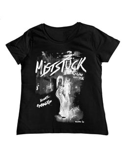 MISTSTUECK GIRL, BLACK, THE T SHIRT, S, M ,L