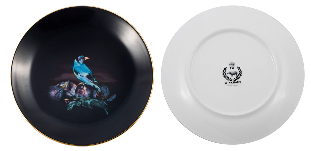 PLATES, BIRDS, FINK SOLD