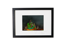 Load image into Gallery viewer, MONKEYS ON THE EDGE OF THE FOREST, POCKET EDITION, SIGNED &amp; FRAMED,  BEHIND ACRYLGLASS
