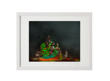 Load image into Gallery viewer, MONKEYS ON THE EDGE OF THE FOREST, POCKET EDITION, SIGNED &amp; FRAMED,  BEHIND ACRYLGLASS
